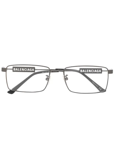 Balenciaga Eyewear logo square glasses