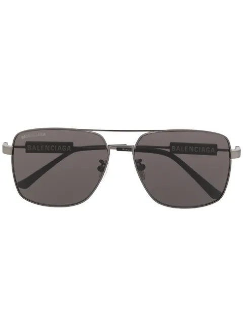 Balenciaga Eyewear logo square sunglasses