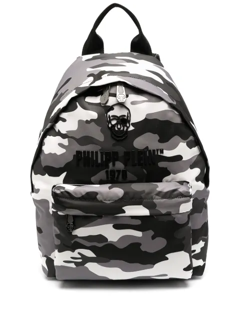 white camo backpack