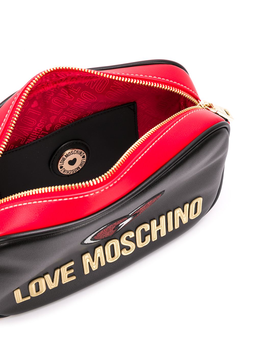 фото Love moschino сумка через плечо с вышивкой