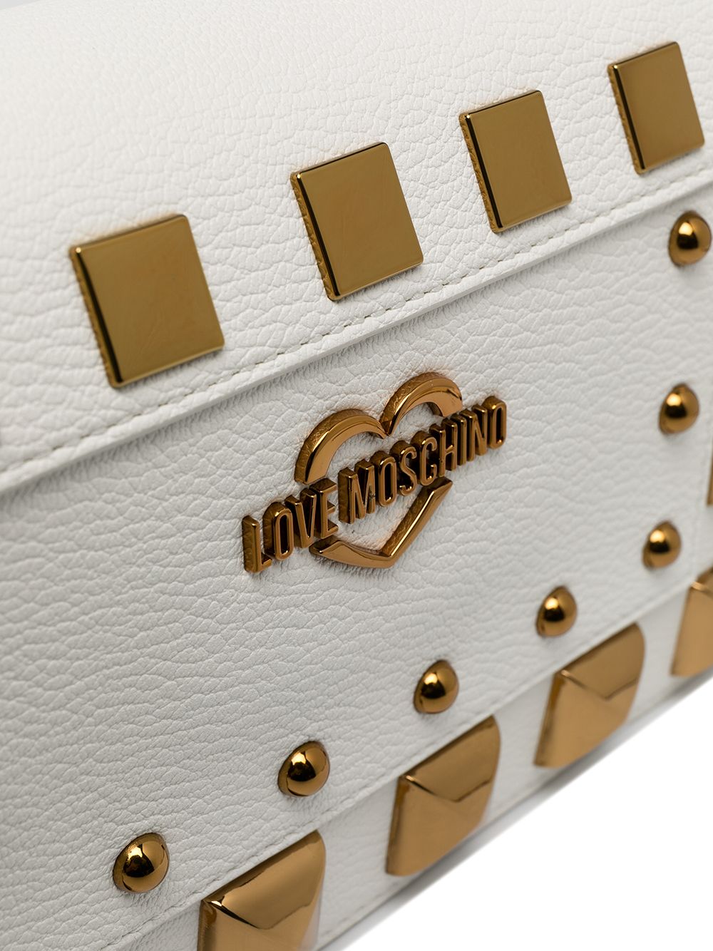 фото Love moschino сумка через плечо с заклепками