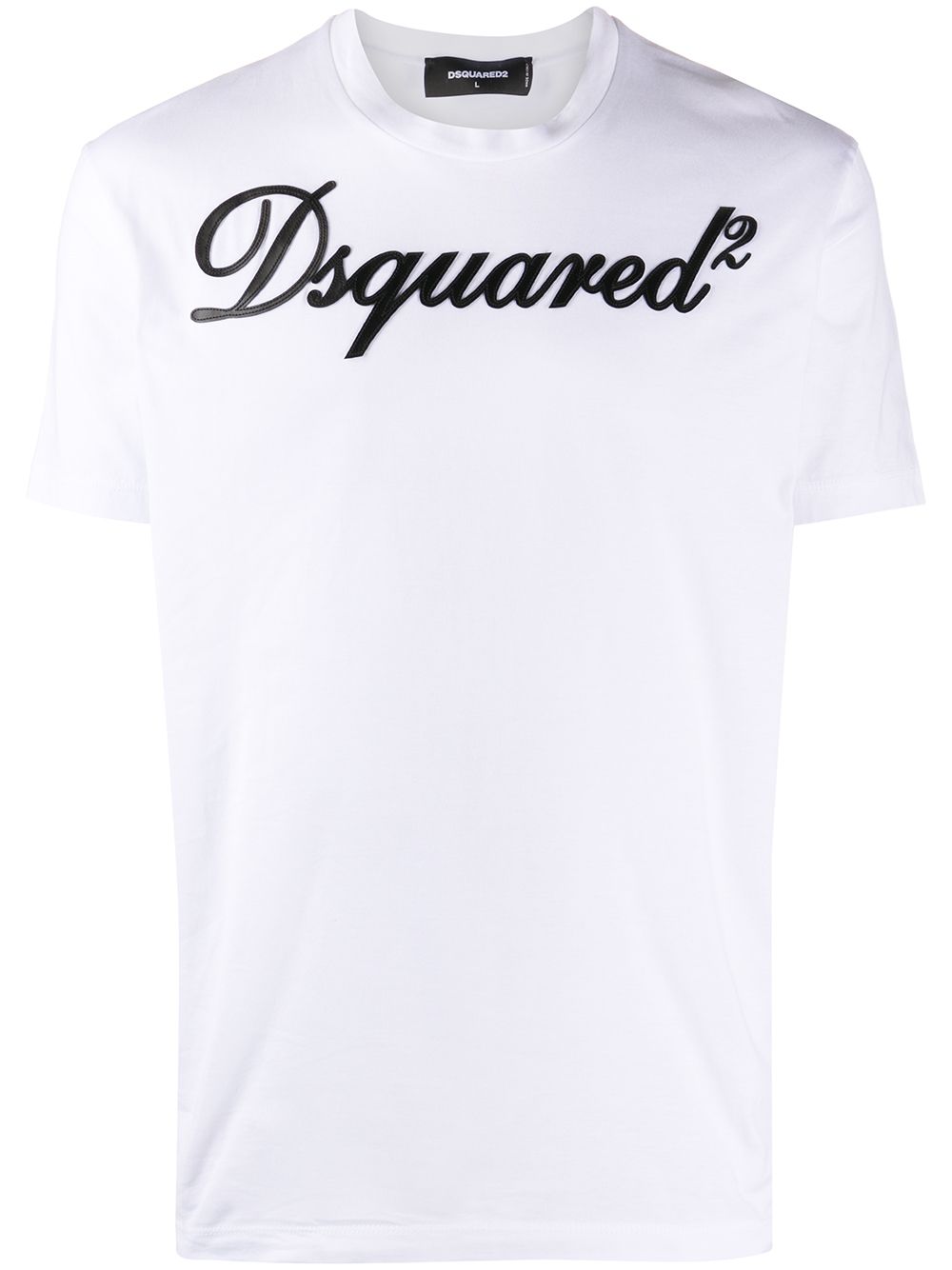 фото Dsquared2 футболка с вышитым логотипом