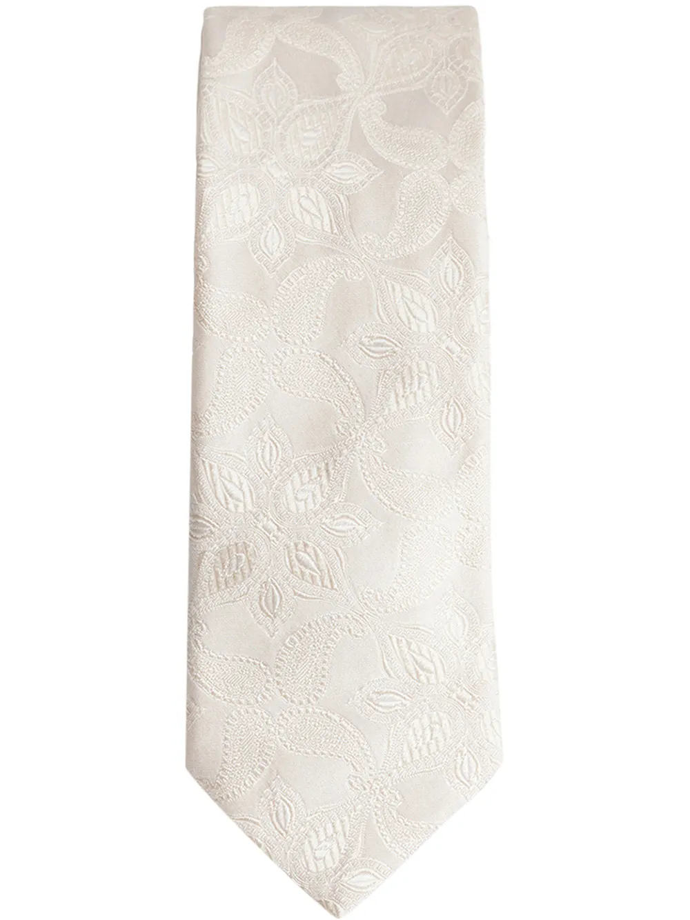 

Dolce & Gabbana floral-print pointed tie - Neutrals