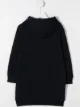 Image 2 of Il Gufo faux-fur pocket hoodie dress