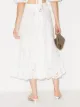Zimmermann Lulu lace-trim wraparound skirt