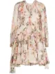 Image 1 of Zimmermann floral print V-neck dress