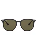 Ray-Ban tinted geometric-frame sunglasses - Black