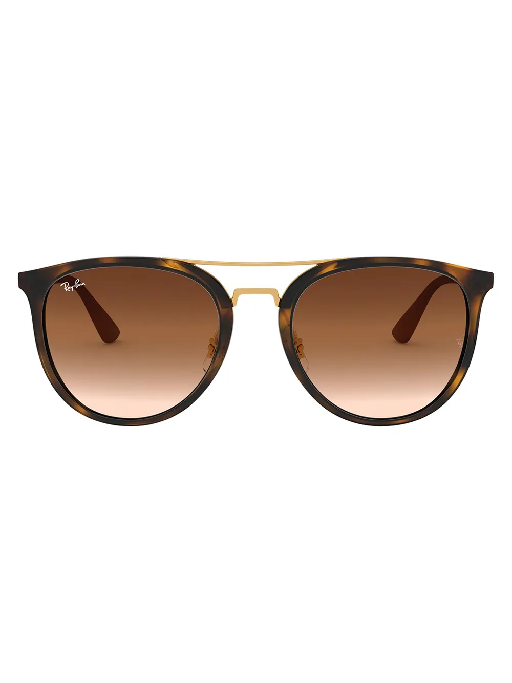 Ray-Ban tortoiseshell-effect square-frame sunglasses | Brown | Image 1