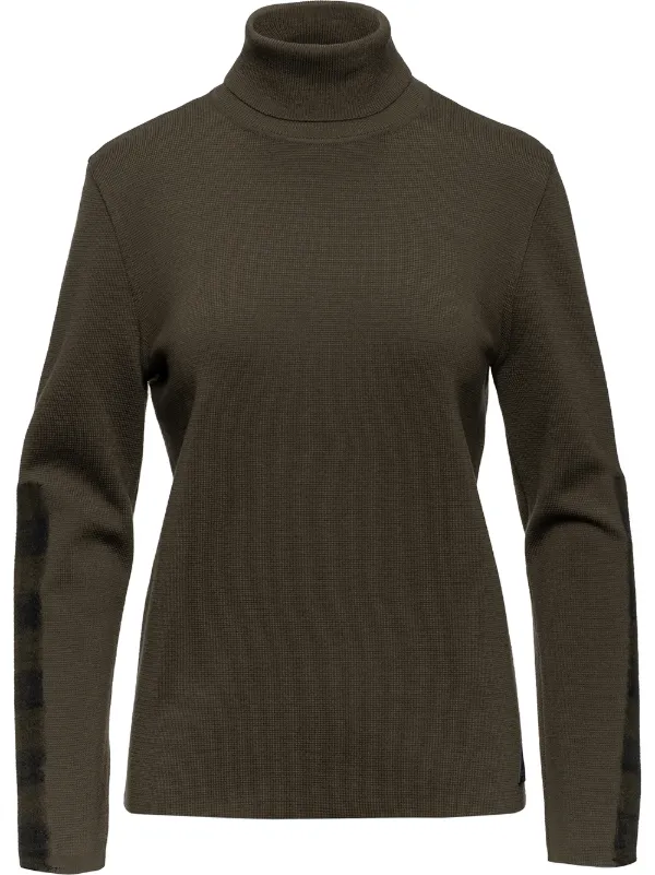 Aztech Mountain Matterhorn Roll-neck Jumper in Green