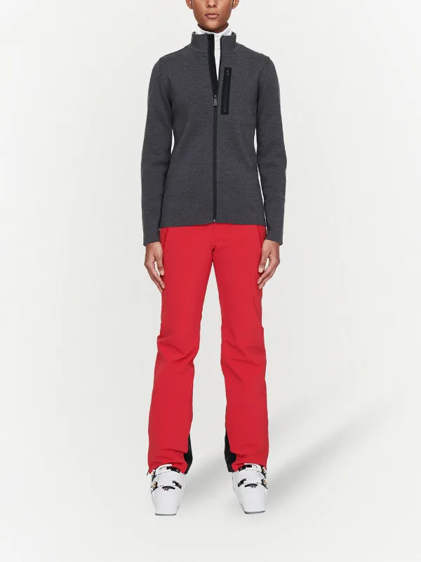 Aztech Mountain Matterhorn Zip-up Cardigan in Grey