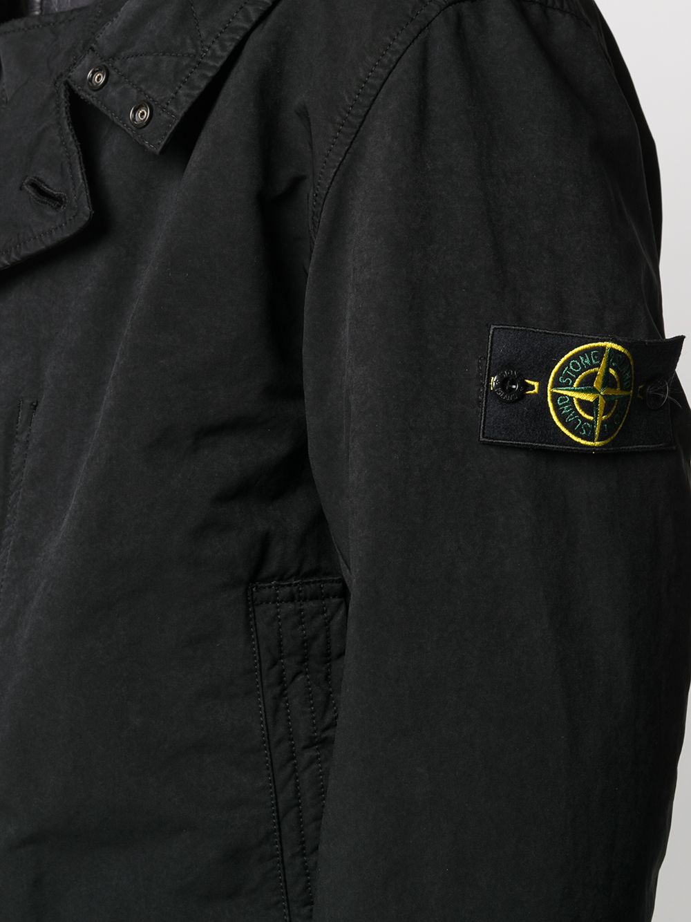 фото Stone island многослойный пуховик