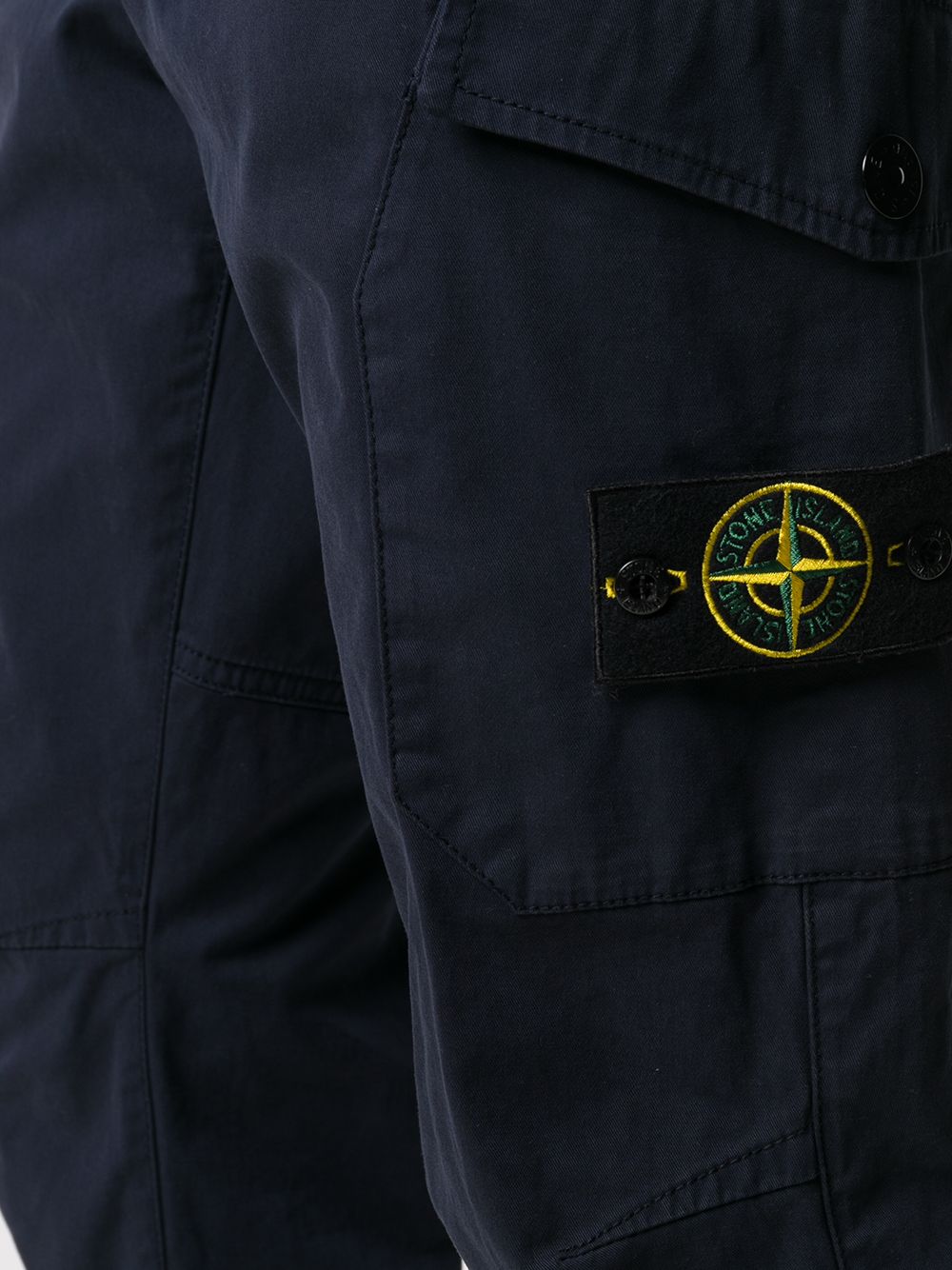 фото Stone island брюки карго с нашивкой-логотипом