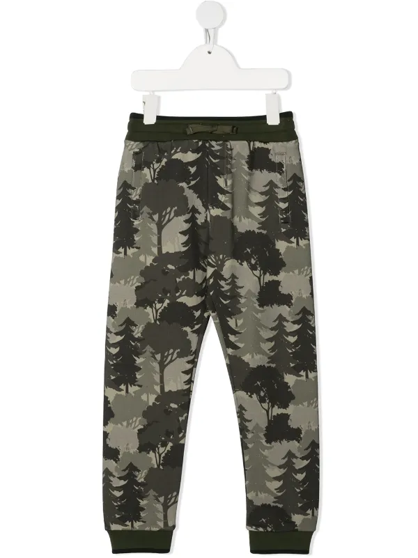 forest green track pants
