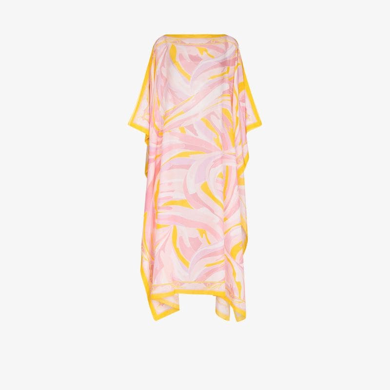 EMILIO PUCCI VETRATE PRINT KAFTAN DRESS,1EWL801E79315896699