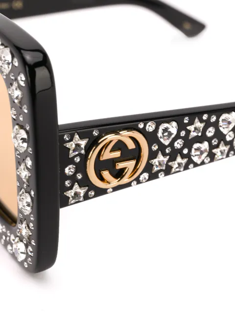 gucci bling glasses