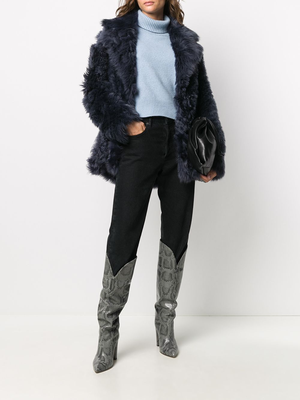 фото Furling by giani lamb fur coat