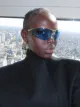 Marine Serre x Gentle Monster wraparound sunglasses