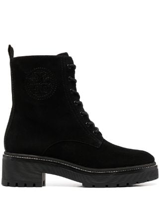 Tory burch hot sale lace up boots