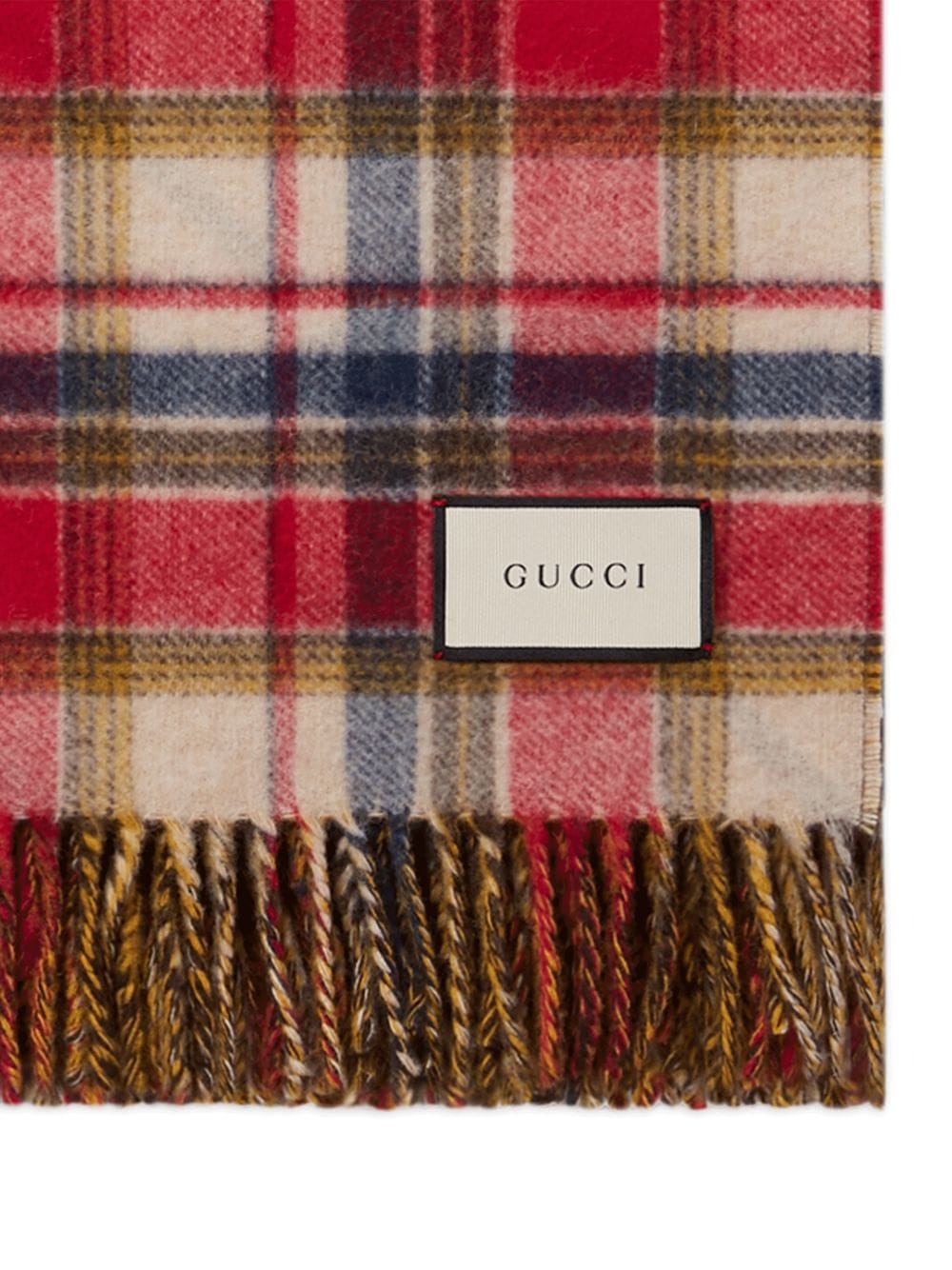 Image 2 of Gucci GG plaid throw blanket