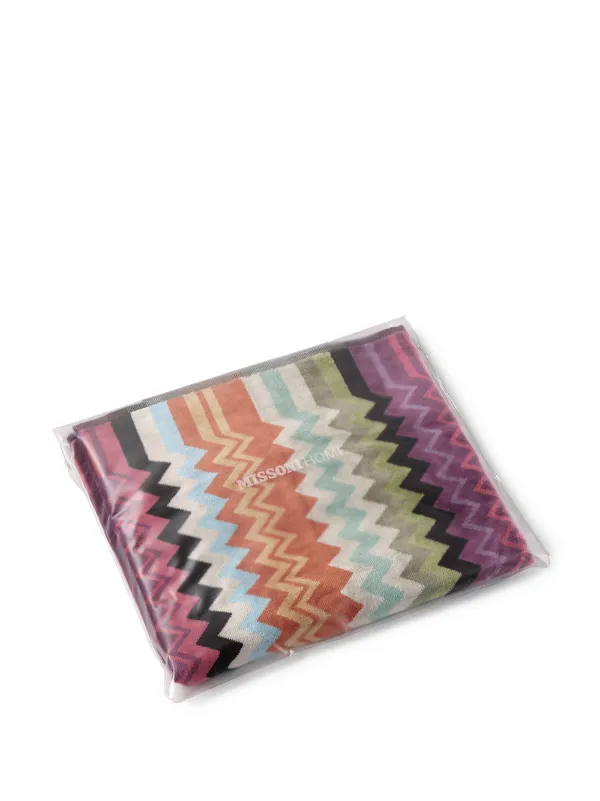 MISSONI - Missoni Homeミッソーニ Giacomoシェブロン バスタオル 新品 Missoni Home Giacomo シェブロン バスタオル 通販 - FARFETCH