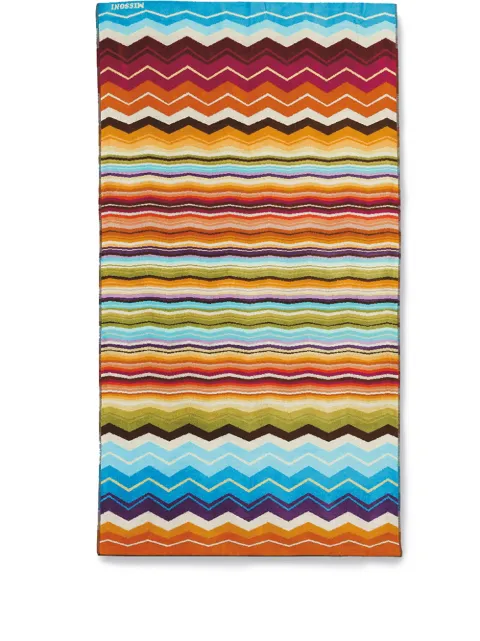 Missoni Home Toalha de praia Hugo com estampa chevron