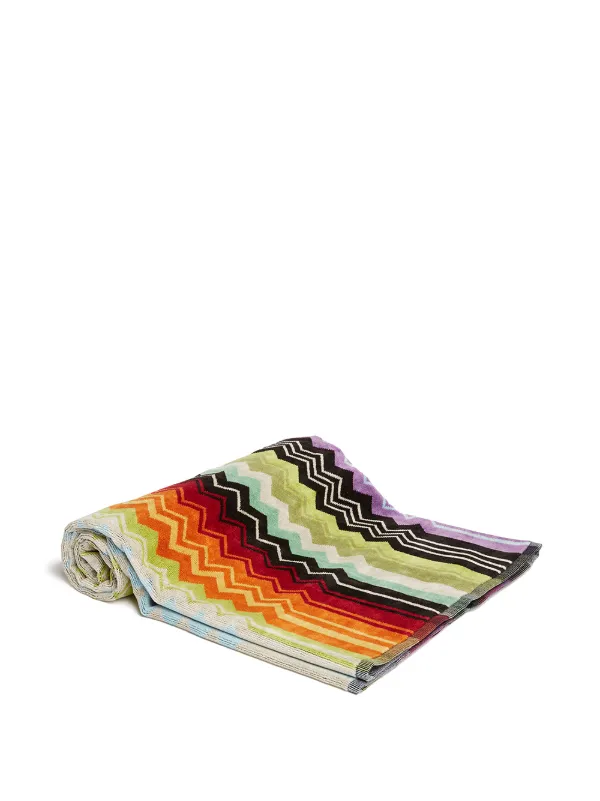 Missoni Home Giacomo Bath Towel | Green | FARFETCH