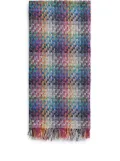 Missoni Home Husky knitted throw - Blue