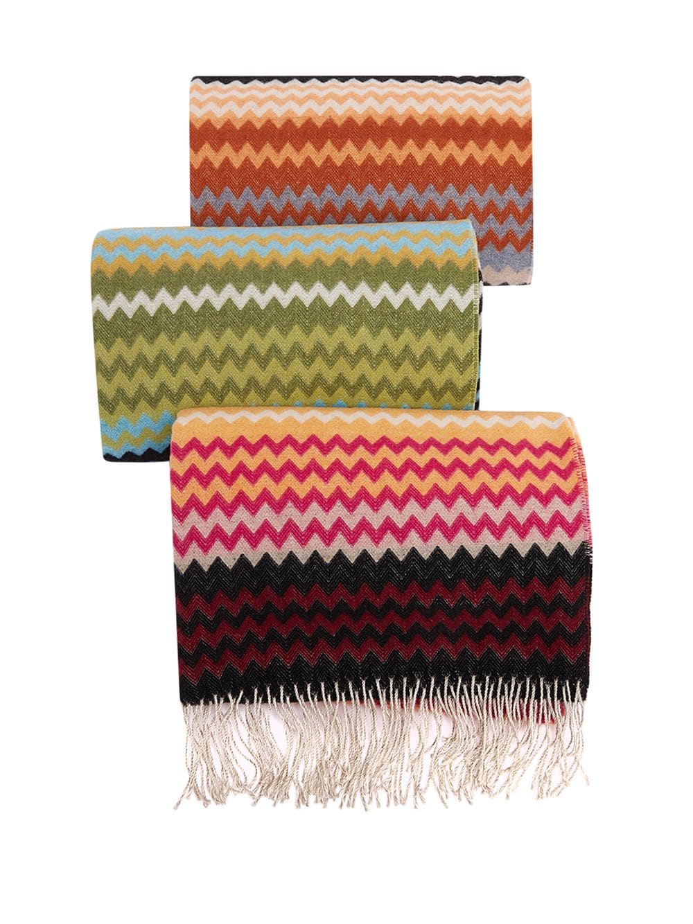 фото Missoni home плед humbert с узором шеврон