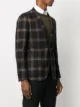 Tagliatore long sleeve plaid check blazer