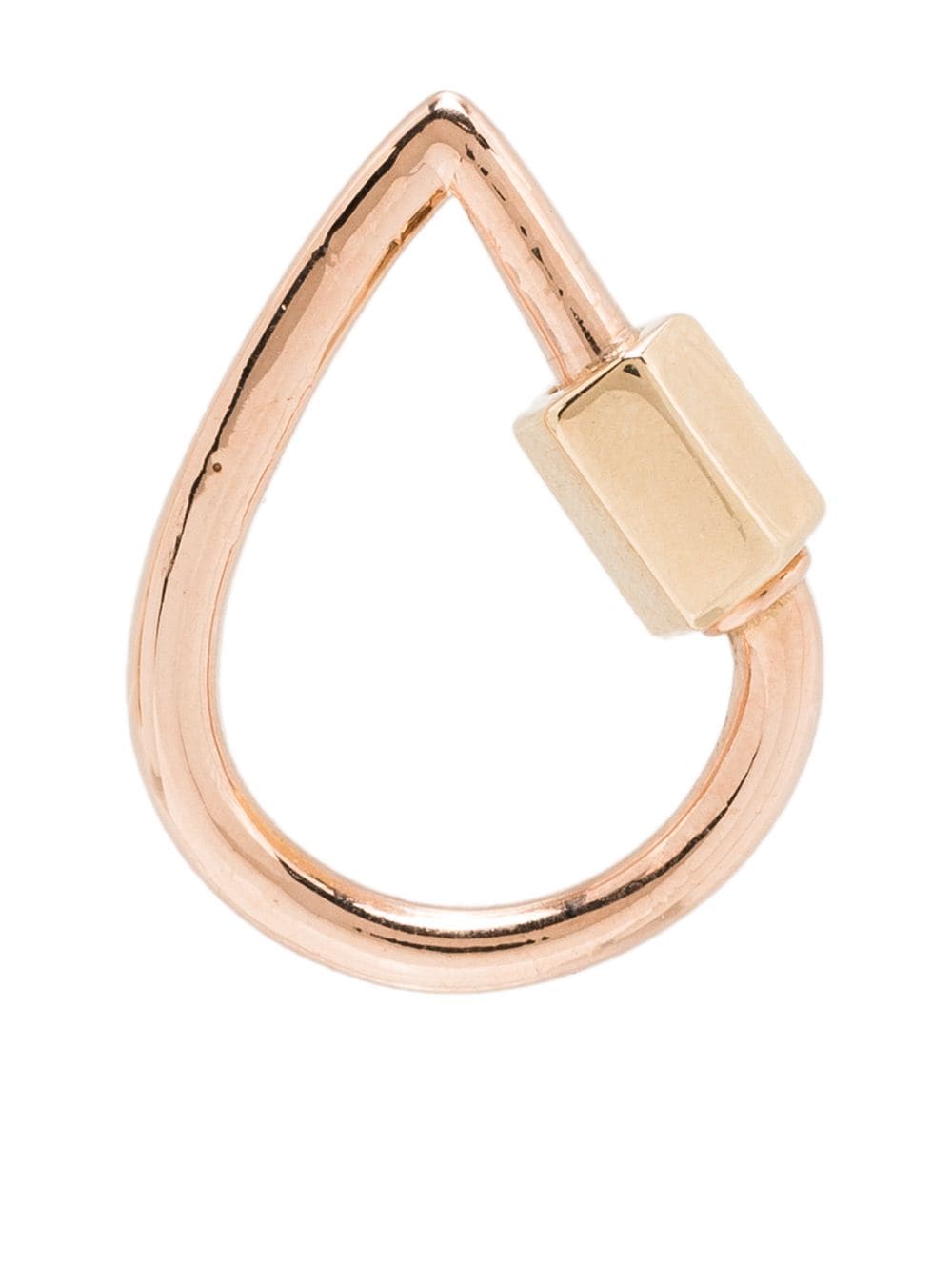 Image 1 of Marla Aaron 14kt rose gold Baby Drop lock charm