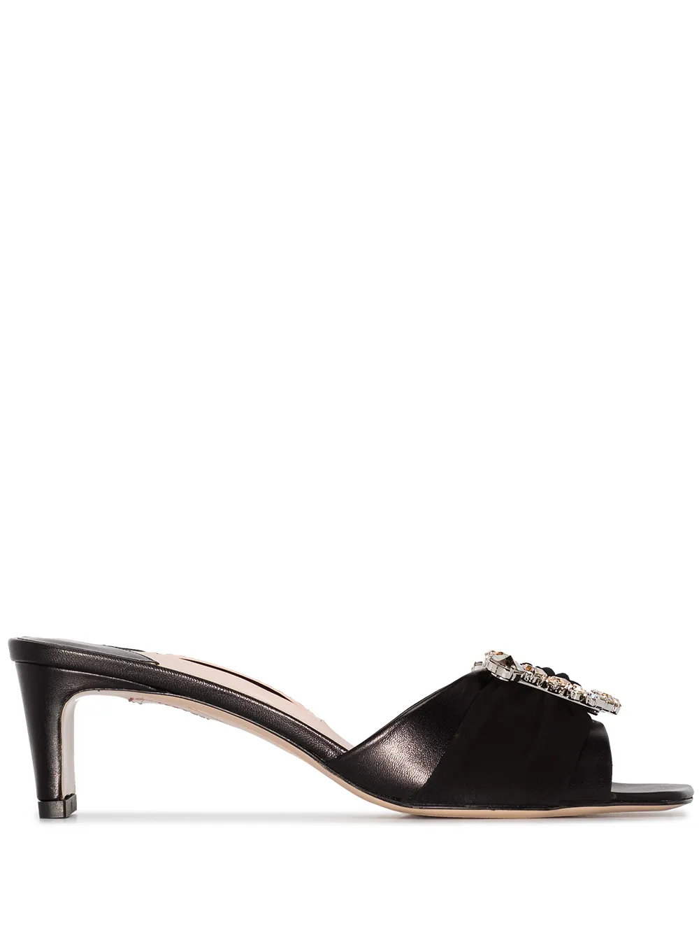 Sophia Webster Margaux 50mm Leather Mules - Farfetch