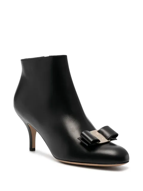 ferragamo bow booties