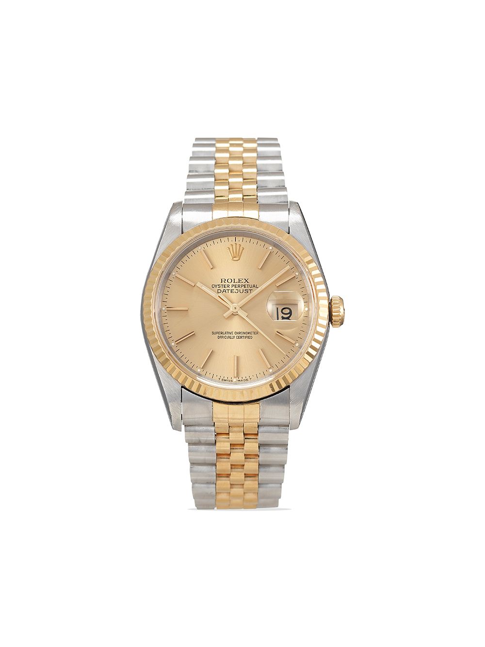 фото Rolex наручные часы datejust pre-owned 36 мм 1991-го года