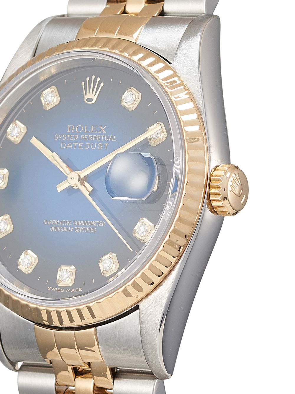 фото Rolex наручные часы datejust pre-owned 36 мм 2002-го года