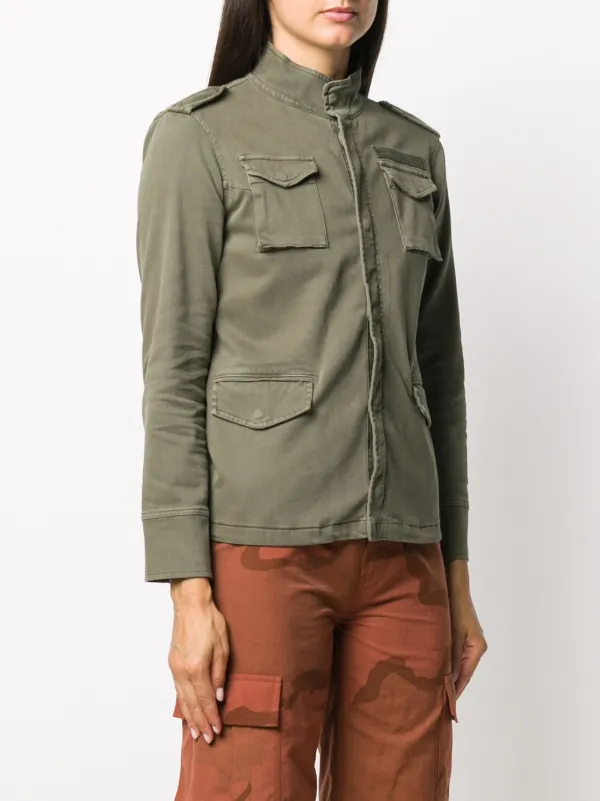 ANINE BING stand-up Collar Military Jacket - Farfetch