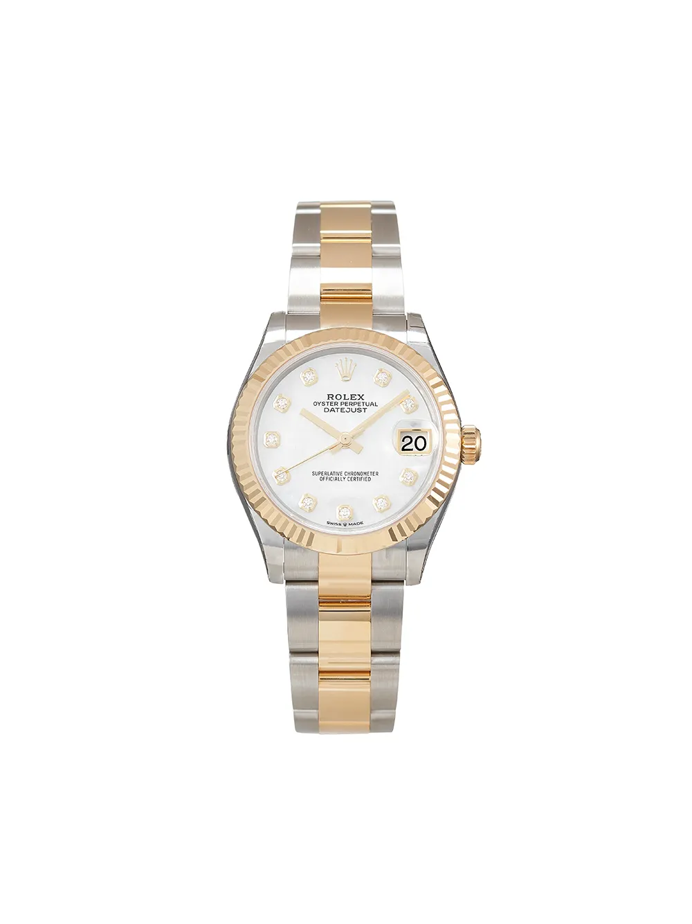 фото Rolex наручные часы datejust pre-owned 31 мм 2020-го года