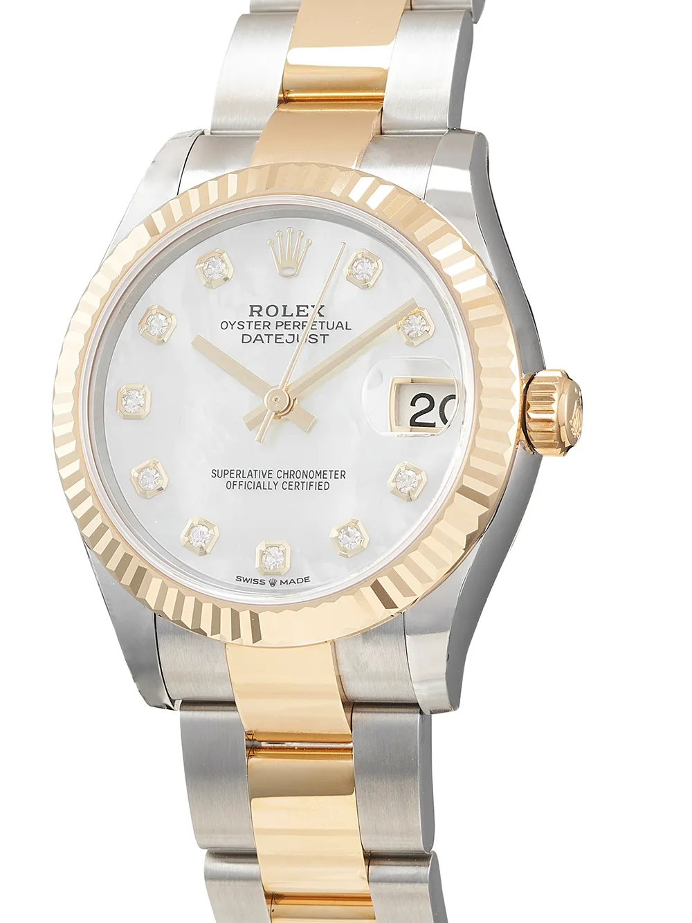 фото Rolex наручные часы datejust pre-owned 31 мм 2020-го года
