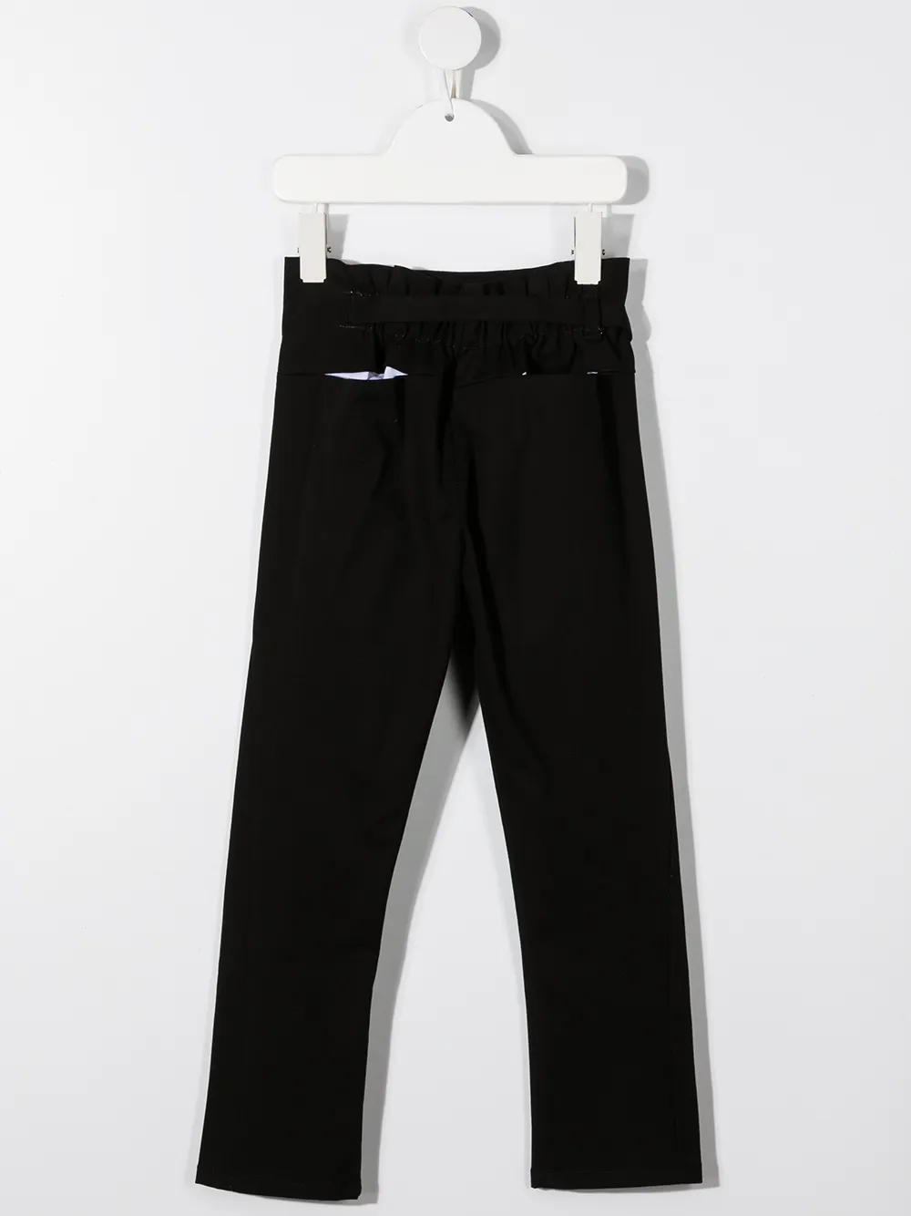 Image 2 of Anja Schwerbrock Kids belted straight trousers