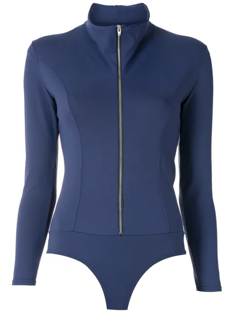 Amir Slama zipped long sleeves bodysuit