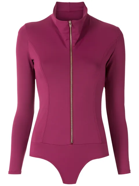 Amir Slama zipped long sleeves bodysuit