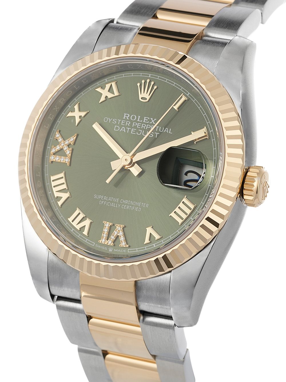 фото Rolex наручные часы pre-owned datejust 36 мм 2020-го года