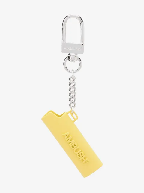 AMBUSH logo charm keyring