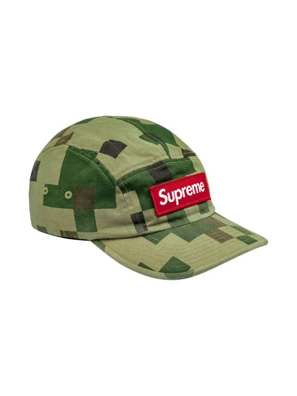 Supreme Denim Ripstop Camp Cap Red