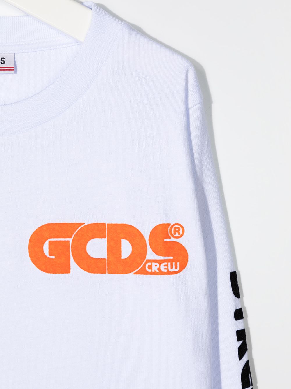 фото Gcds kids color-block logo t-shirt