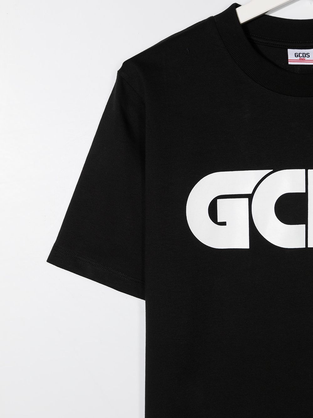 фото Gcds kids teen logo-print t-shirt