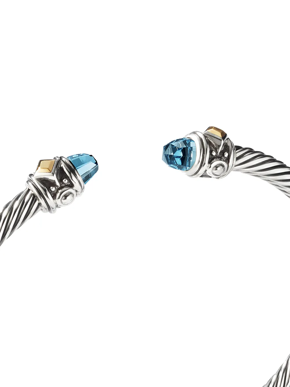 фото David yurman браслет renaissance из серебра и желтого золота с топазом