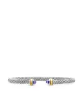 David Yurman 18kt yellow gold and sterling silver Classic Cable bracelet (4mm)