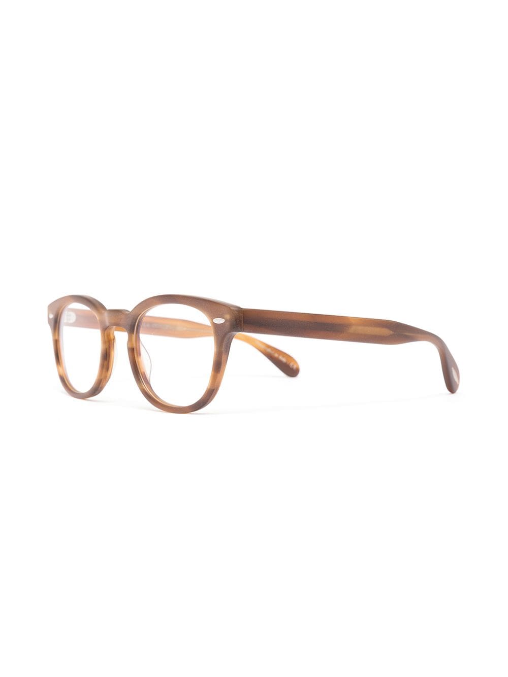 Oliver Peoples Sheldrake bril met rechthoekig montuur - Bruin