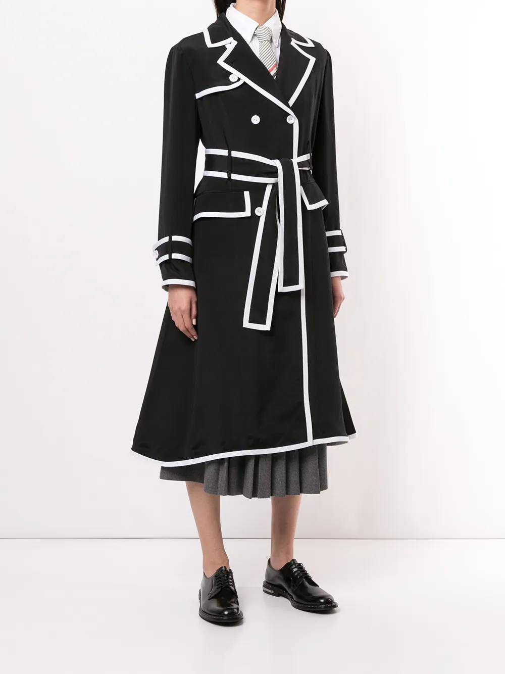 фото Thom browne двубортное пальто