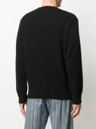 round neck knitted jumper展示图